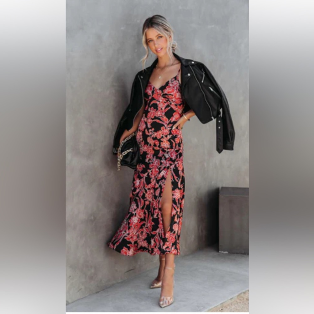 Satin slip dress